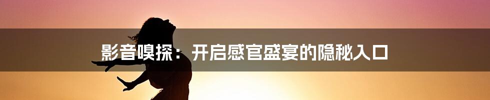 影音嗅探：开启感官盛宴的隐秘入口