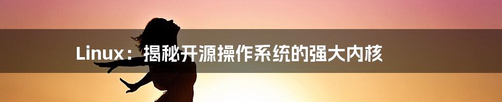 Linux:揭秘开源操作系统的强大内核