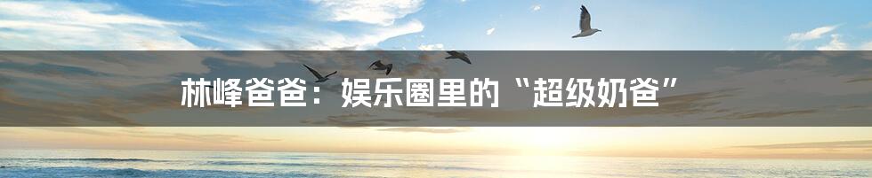 林峰爸爸:娱乐圈里的“超级奶爸”