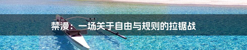 禁漫:一场关于自由与规则的拉锯战