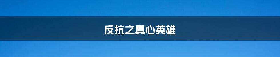 反抗之真心英雄