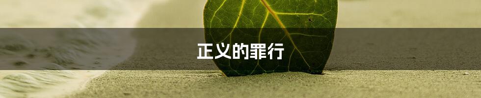 正义的罪行