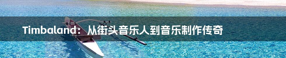 Timbaland：从街头音乐人到音乐制作传奇