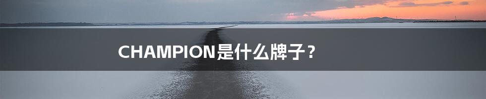 CHAMPION是什么牌子？