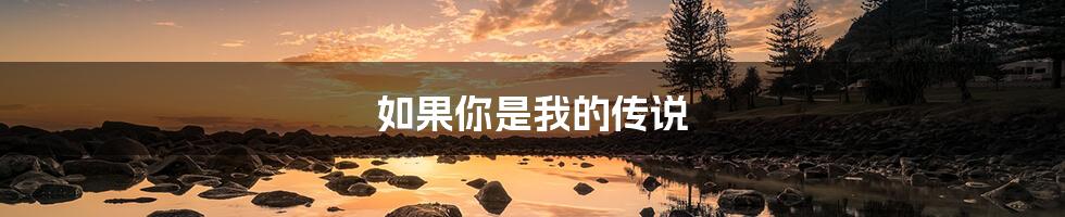 如果你是我的传说