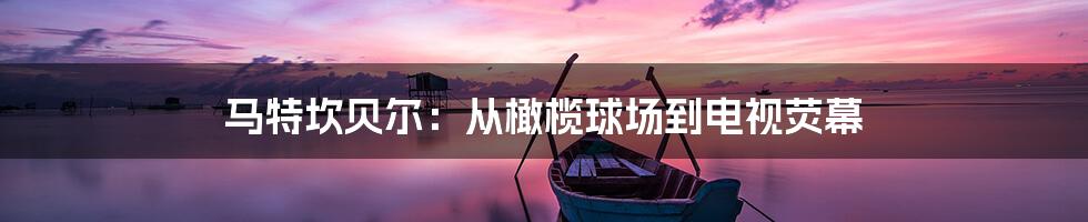 马特坎贝尔:从橄榄球场到电视荧幕