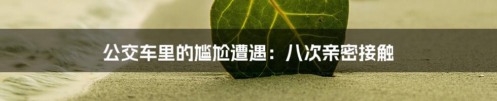 公交车里的尴尬遭遇:八次亲密接触