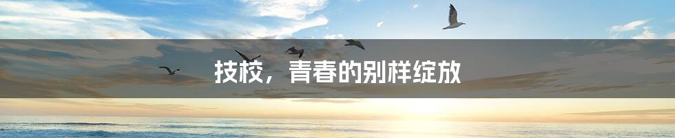 技校,青春的别样绽放