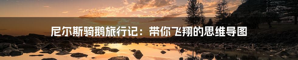 尼尔斯骑鹅旅行记:带你飞翔的思维导图