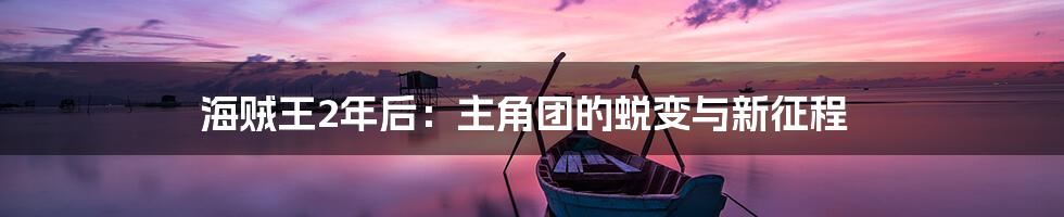 海贼王2年后:主角团的蜕变与新征程