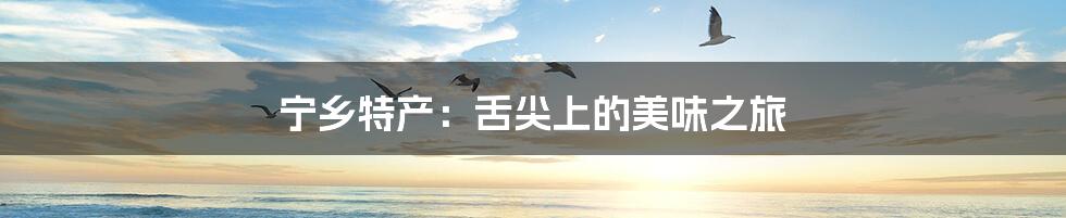 宁乡特产:舌尖上的美味之旅