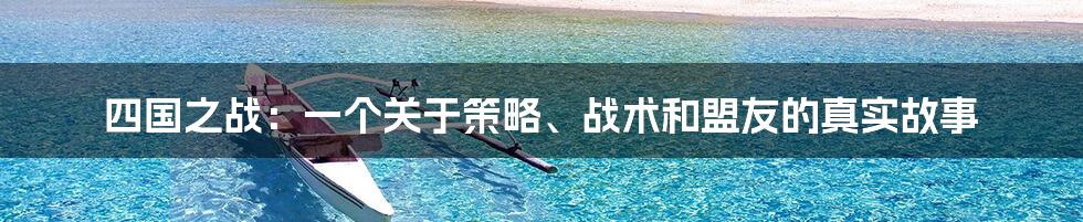 四国之战：一个关于策略、战术和盟友的真实故事
