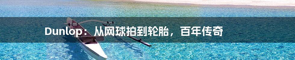 Dunlop:从网球拍到轮胎,百年传奇