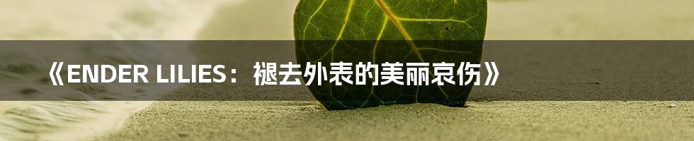 《ENDER LILIES:褪去外表的美丽哀伤》