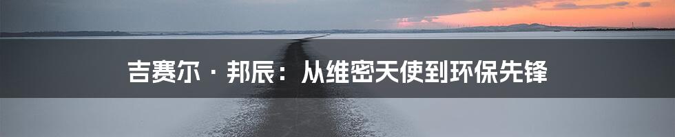 吉赛尔·邦辰:从维密天使到环保先锋