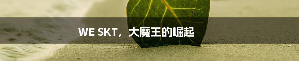 WE SKT,大魔王的崛起