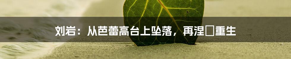 刘岩：从芭蕾高台上坠落，再涅槃重生