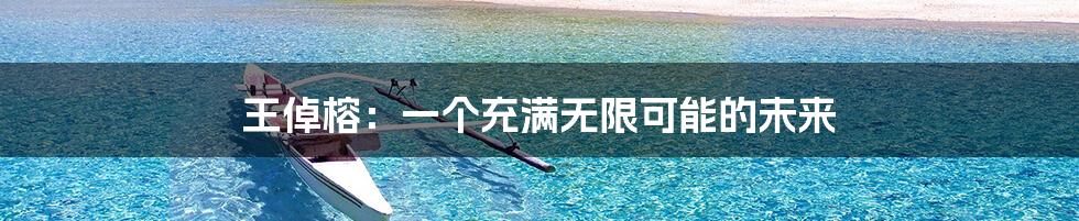 王倬榕:一个充满无限可能的未来