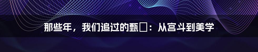 那些年,我们追过的甄嬛:从宫斗到美学