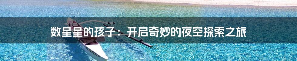 数星星的孩子:开启奇妙的夜空探索之旅