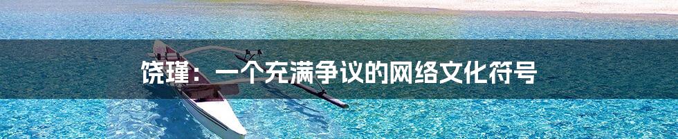 饶瑾：一个充满争议的网络文化符号
