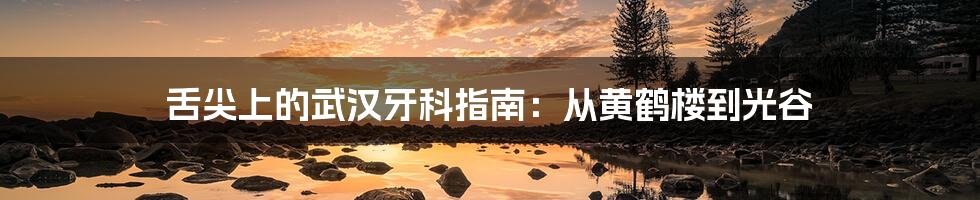 舌尖上的武汉牙科指南:从黄鹤楼到光谷