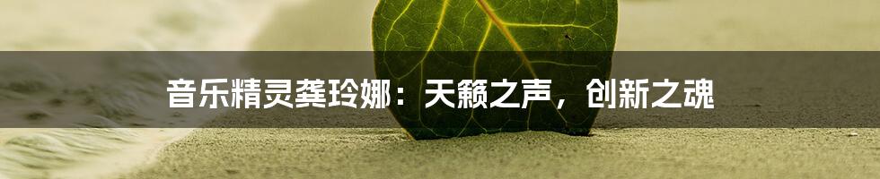 音乐精灵龚玲娜:天籁之声,创新之魂