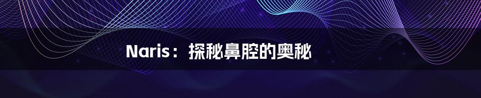 Naris:探秘鼻腔的奥秘