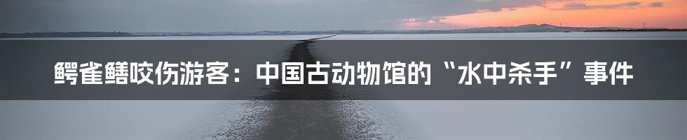 鳄雀鳝咬伤游客:中国古动物馆的“水中杀手”事件