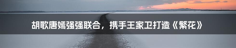 胡歌唐嫣强强联合,携手王家卫打造《繁花》