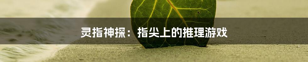 灵指神探:指尖上的推理游戏