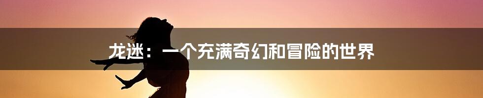 龙迷:一个充满奇幻和冒险的世界