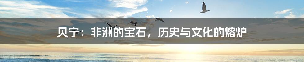 贝宁:非洲的宝石,历史与文化的熔炉