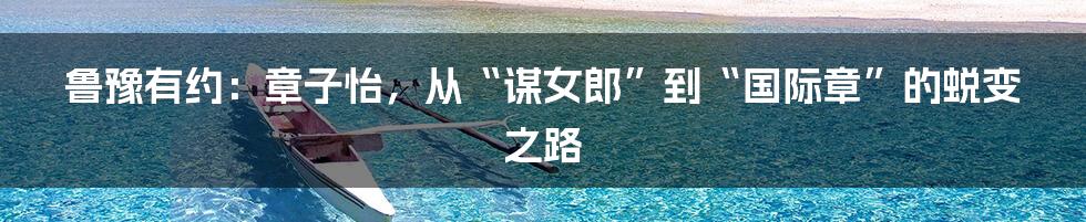 鲁豫有约：章子怡，从“谋女郎”到“国际章”的蜕变之路