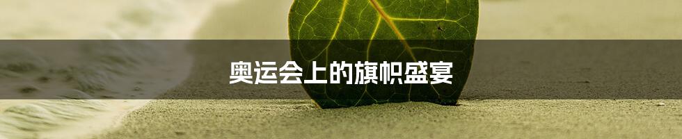 奥运会上的旗帜盛宴