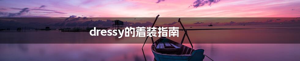 dressy的着装指南
