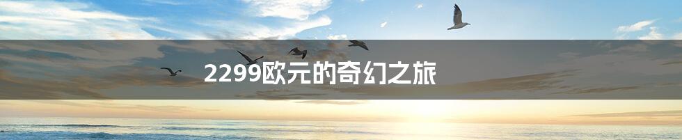 2299欧元的奇幻之旅