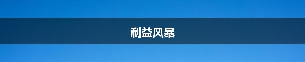 利益风暴