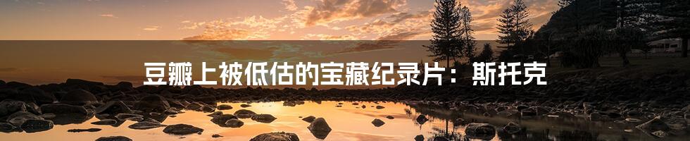 豆瓣上被低估的宝藏纪录片：斯托克
