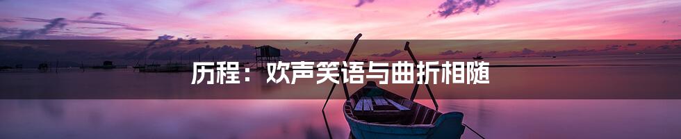 历程:欢声笑语与曲折相随