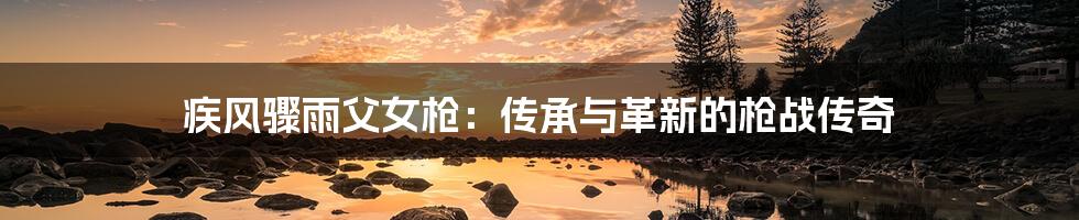 疾风骤雨父女枪：传承与革新的枪战传奇