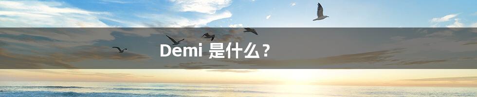 Demi 是什么?