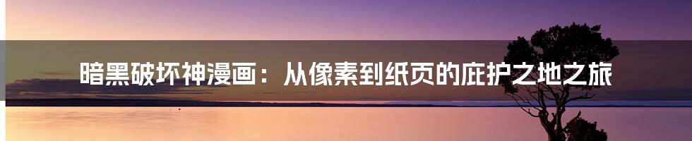 暗黑破坏神漫画：从像素到纸页的庇护之地之旅