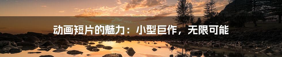 动画短片的魅力:小型巨作,无限可能