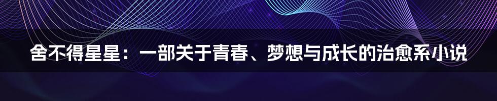 舍不得星星：一部关于青春、梦想与成长的治愈系小说