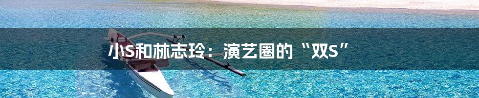 小S和林志玲:演艺圈的“双S”