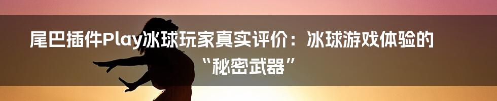尾巴插件Play冰球玩家真实评价：冰球游戏体验的“秘密武器”