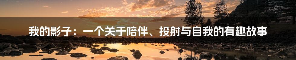 我的影子:一个关于陪伴、投射与自我的有趣故事