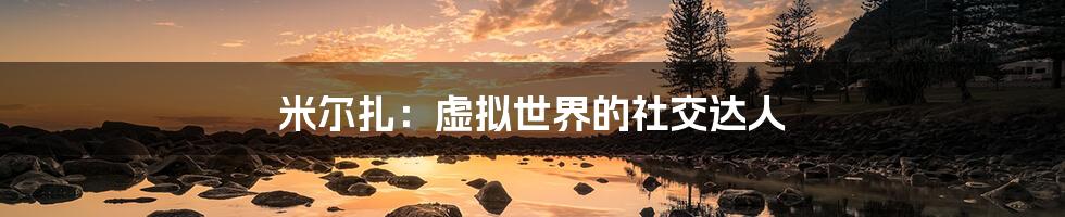 米尔扎:虚拟世界的社交达人