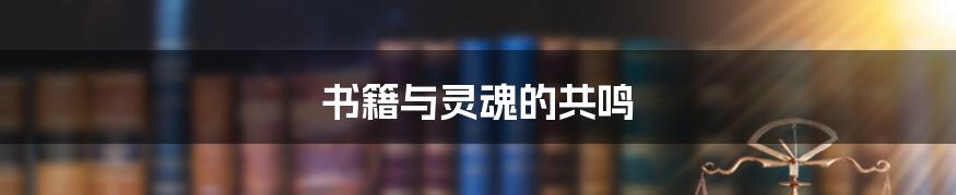 书籍与灵魂的共鸣